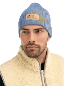 Dale of Norway Hats^Alvoy Hat - Norwegian Wool Blueshadow Mustard
