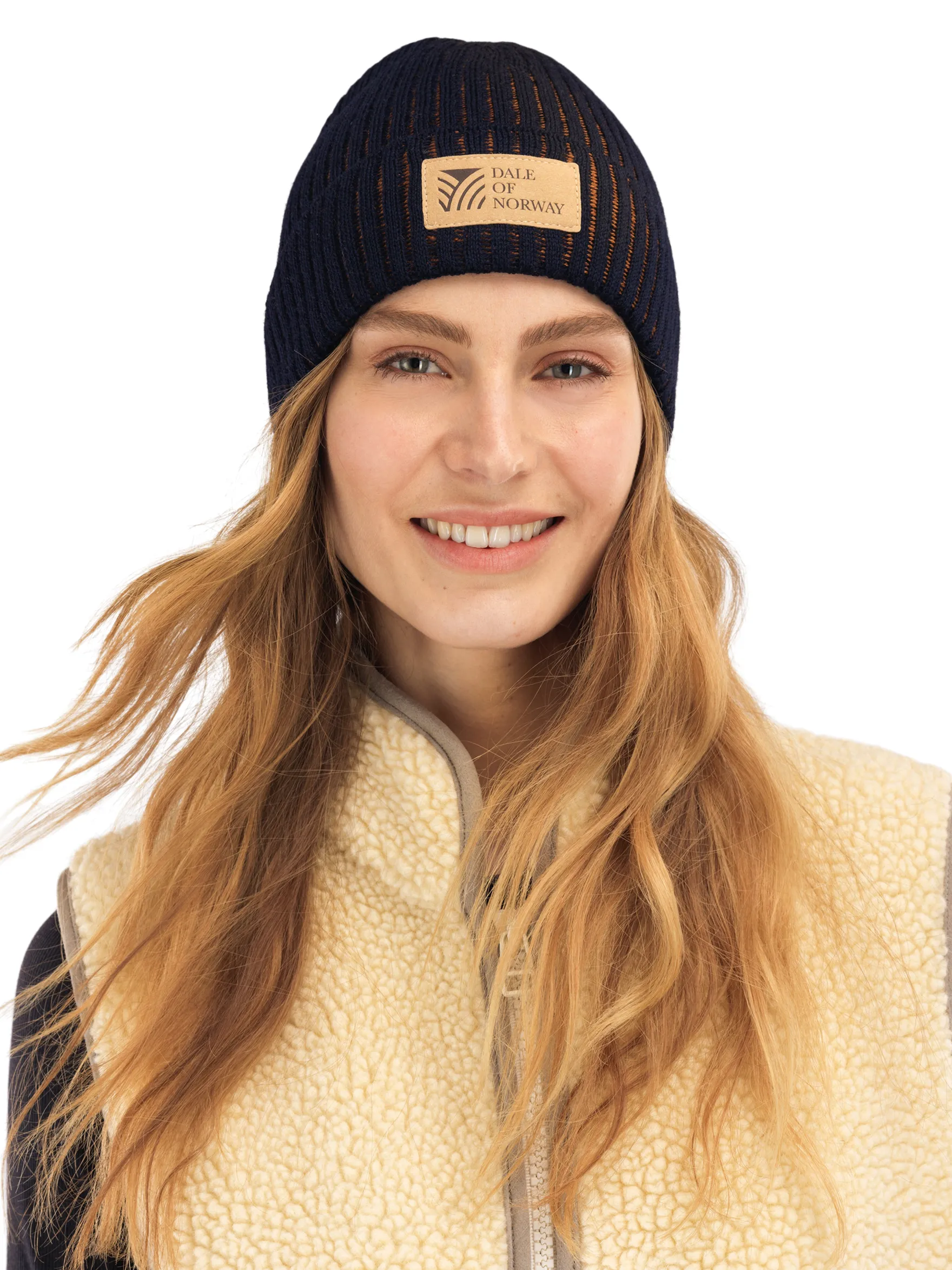 Dale of Norway Hats^Alvoy Hat - Norwegian Wool Navy Copper