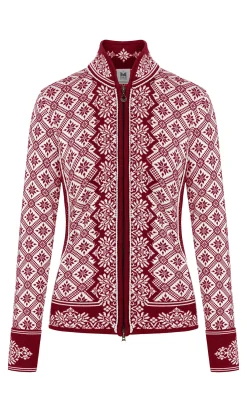 Dale of Norway Short Jackets & Cardigans^Christiania Women's Jacket - Merino Wool Rubymel. Offwhite