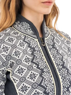 Dale of Norway Short Jackets & Cardigans^Christiania Women's Jacket - Merino Wool Schiefer Off-White