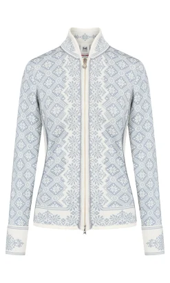 Dale of Norway Short Jackets & Cardigans^Christiania Women's Jacket - Merino Wool Offwhite Metalgrey
