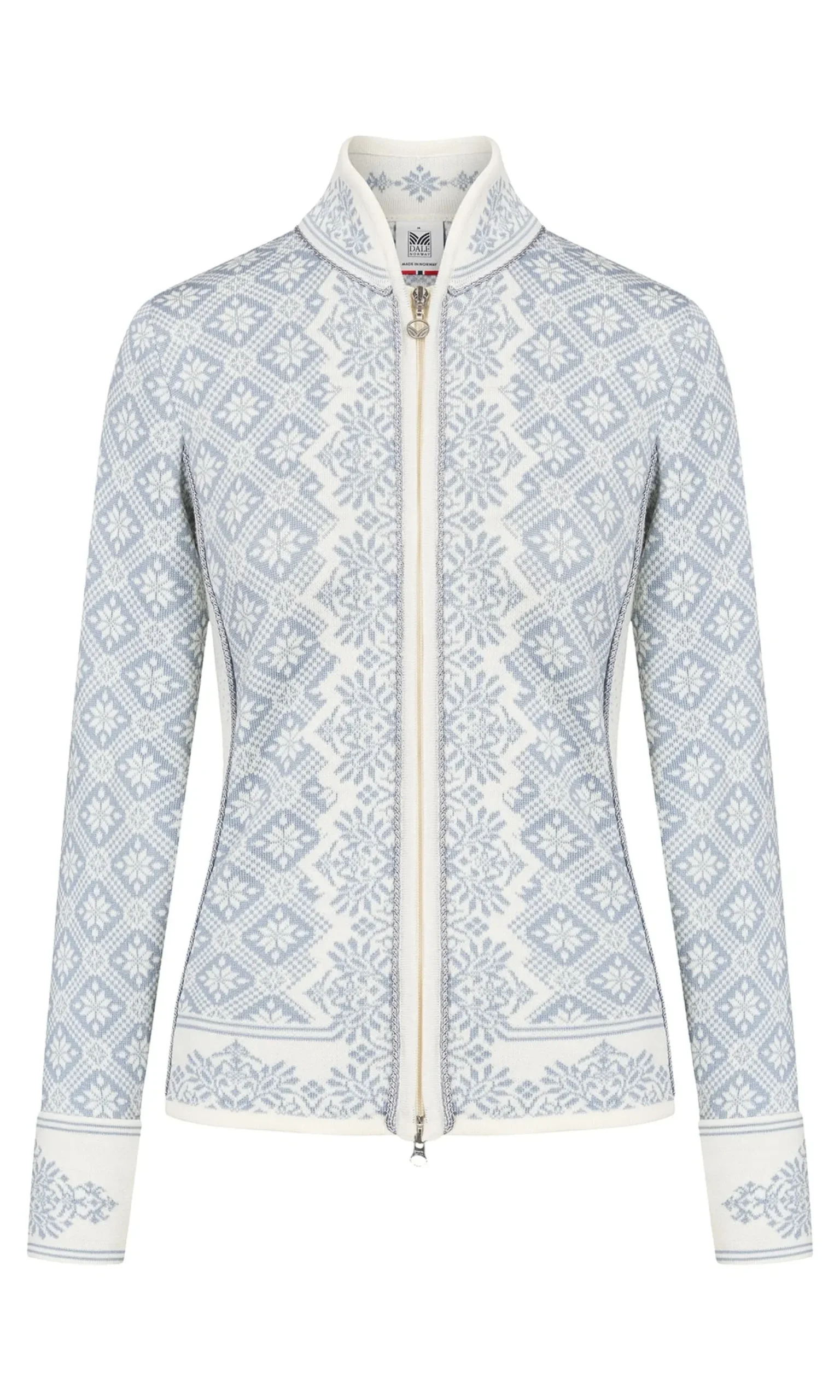 Dale of Norway Short Jackets & Cardigans^Christiania Women's Jacket - Merino Wool Offwhite Metalgrey