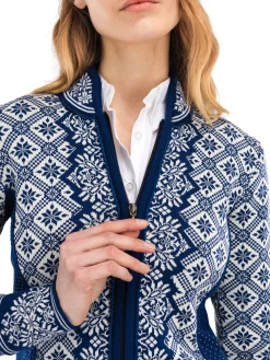 Dale of Norway Short Jackets & Cardigans^Christiania Women's Jacket - Merino Wool Atlantic Mel Off-White