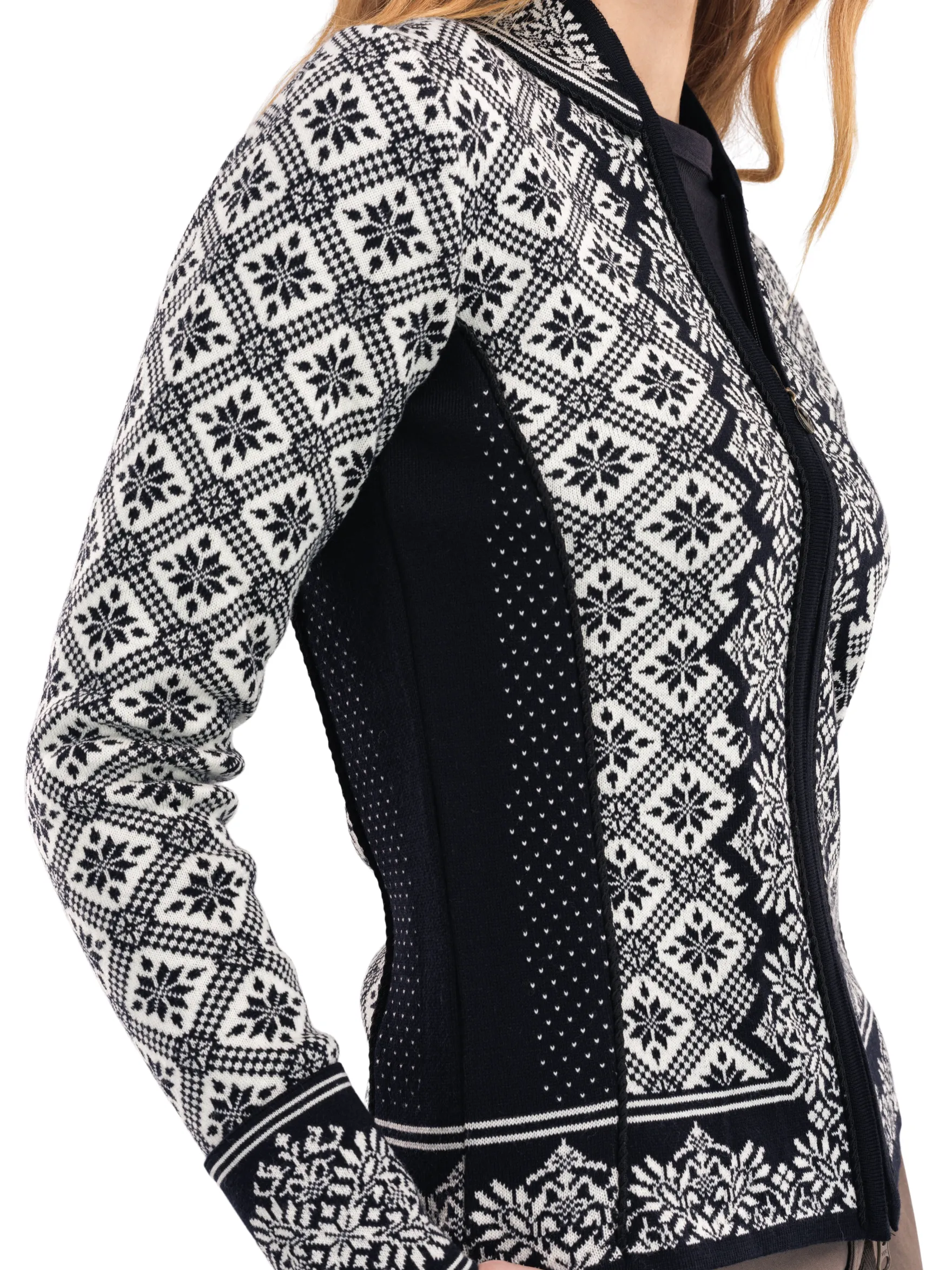 Dale of Norway Short Jackets & Cardigans^Christiania Women's Jacket - Merino Wool Black Off-White
