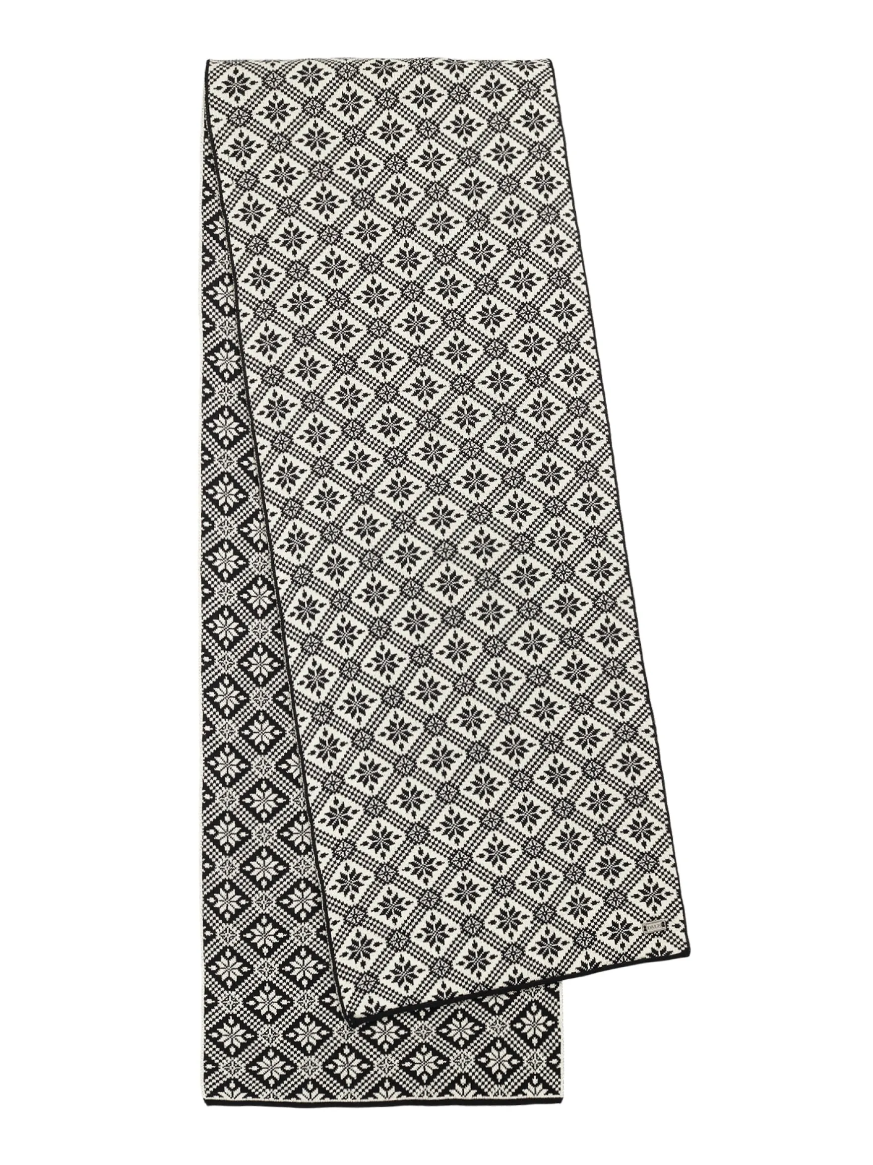 Dale of Norway Scarves^Christiania Women's Scarf - Merino Wool Black Off White