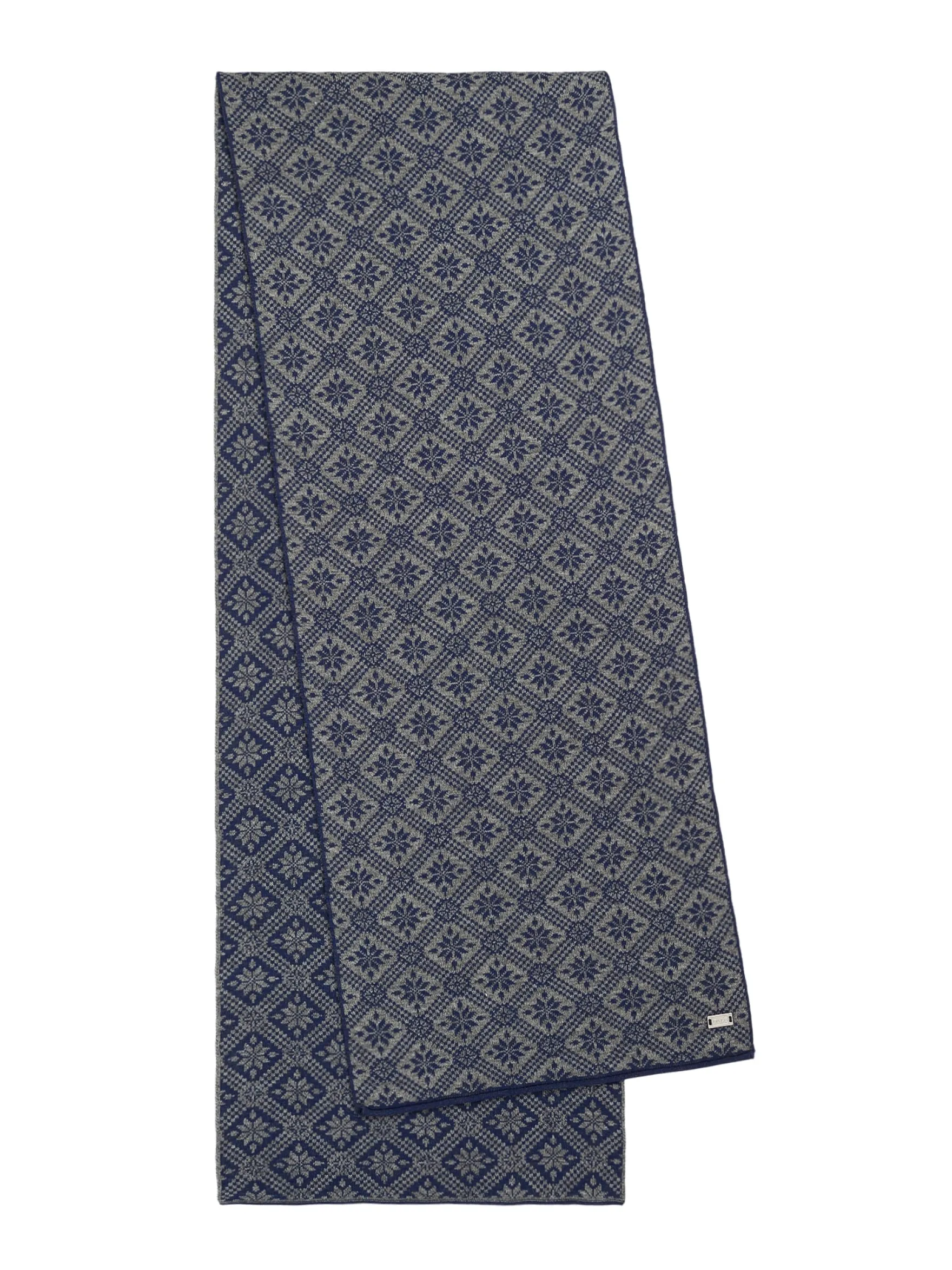 Dale of Norway Scarves^Christiania Women's Scarf - Merino Wool Blue Grey