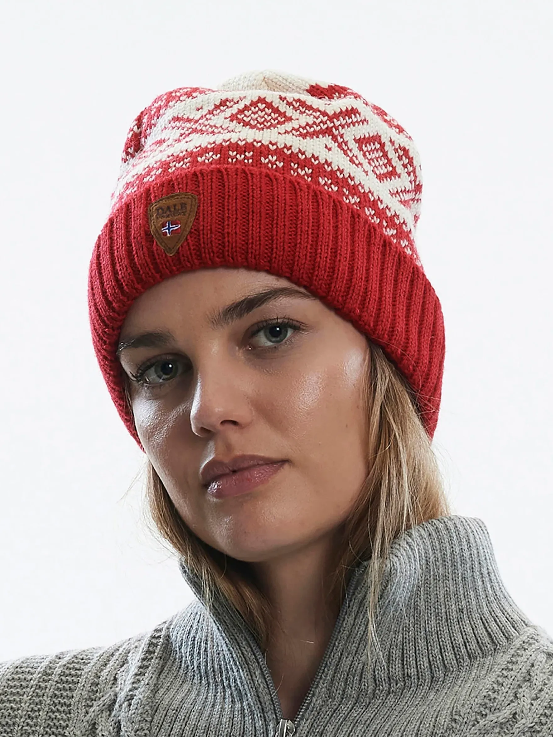 Dale of Norway Hats^Cortina 1956 Hat - Norwegian Wool Red White