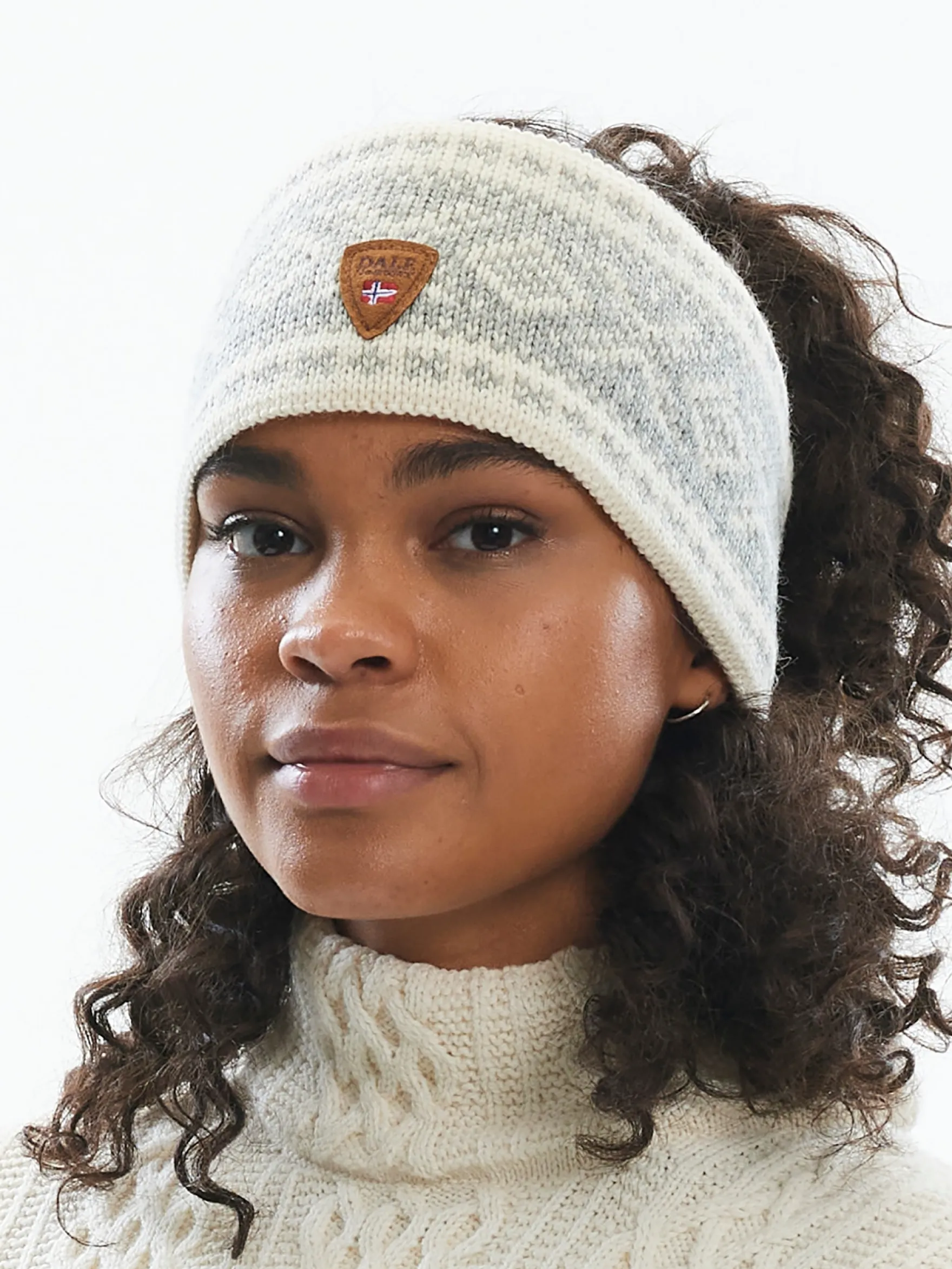 Dale of Norway Headbands^Cortina 1956 Headband - Norwegian Wool Grey White