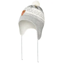 Dale of Norway Hat^Cortina Kids' Hat 2-4 Yrs - Merino Wool Light Charcoal Off White