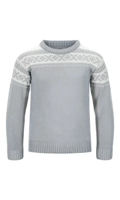 Dale of Norway Sweater^Cortina Kids' Sweater - Merino Wool Lightcharcoal Offwhite