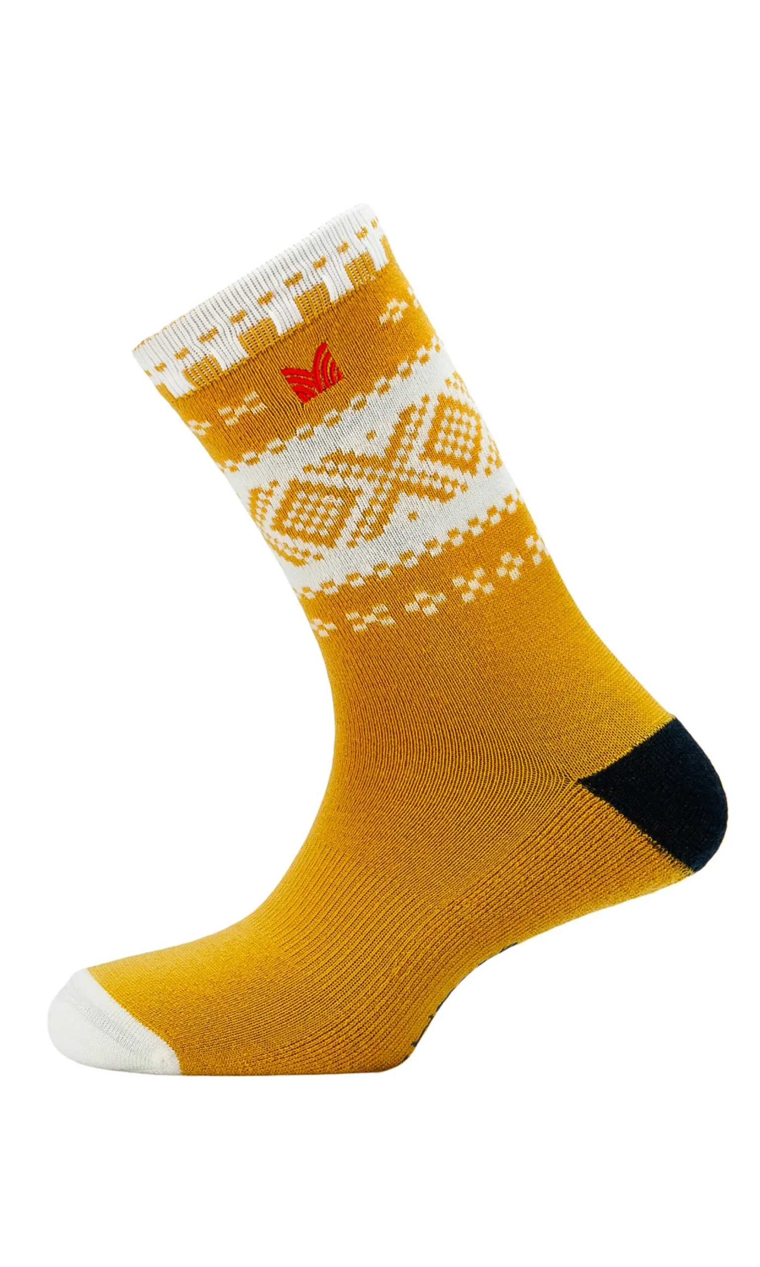 Dale of Norway Socks^Cortina Wool Socks Mustard Offwhite Darkcharcoal