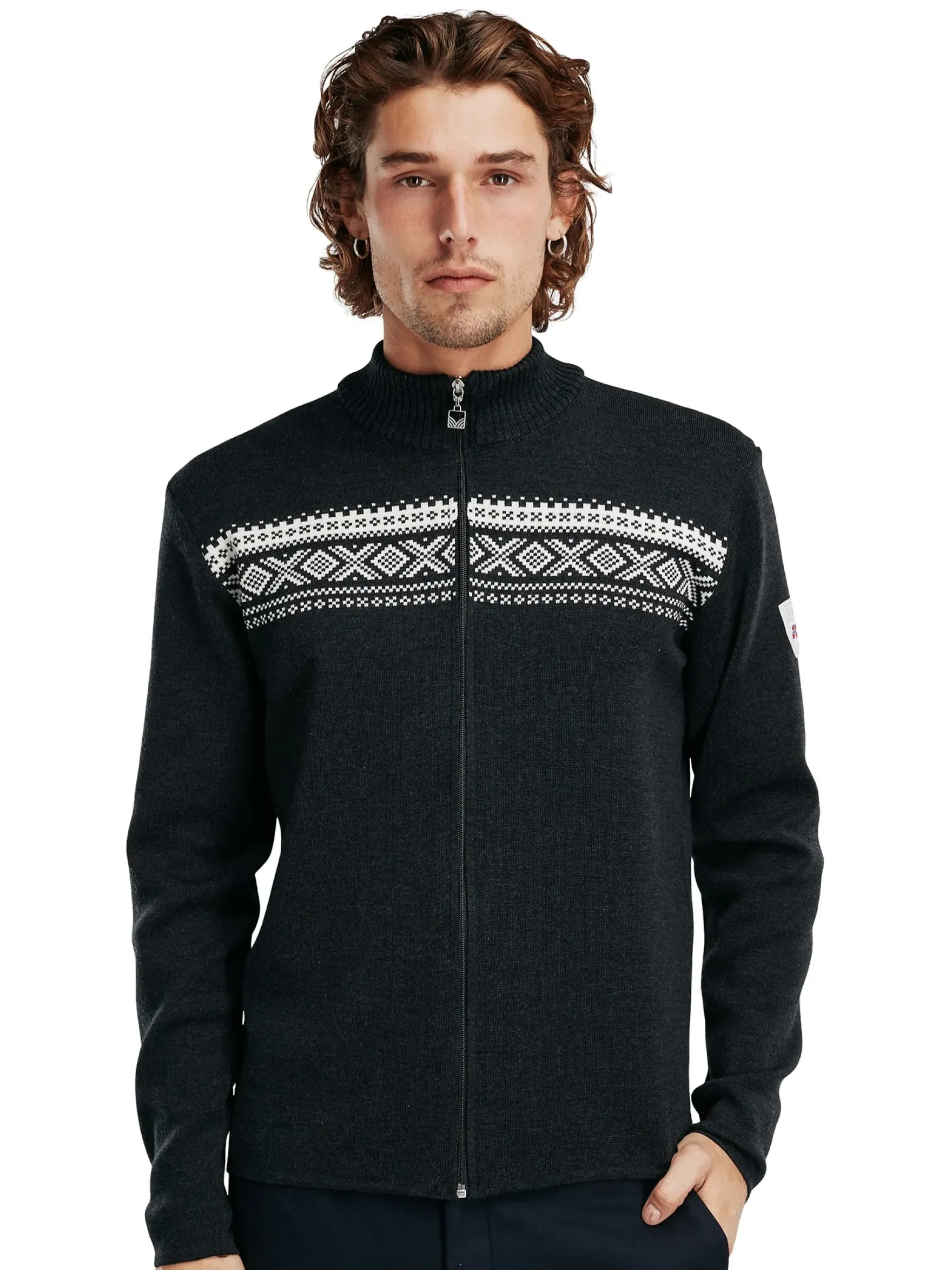 Dale of Norway See All^Dalestolen Men's Jacket Darkcharcoal Offwhite
