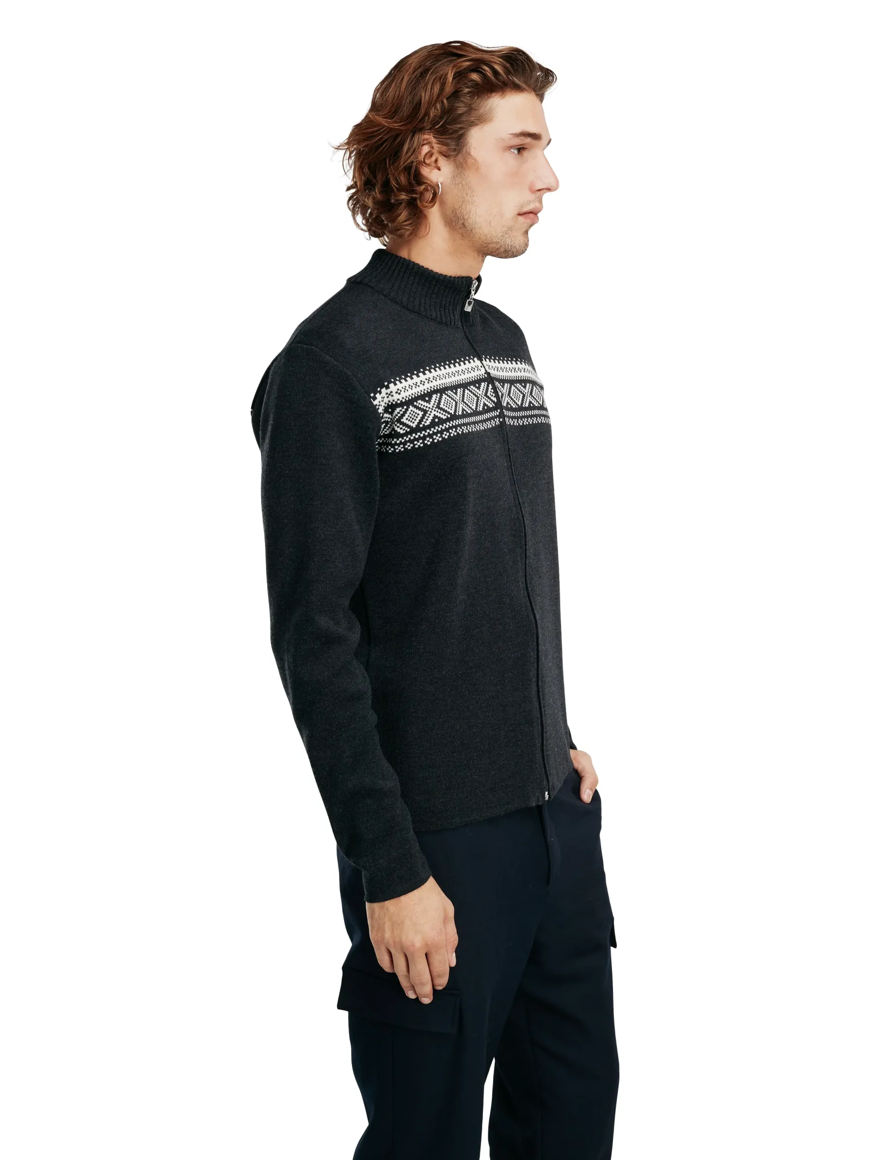 Dale of Norway See All^Dalestolen Men's Jacket Darkcharcoal Offwhite