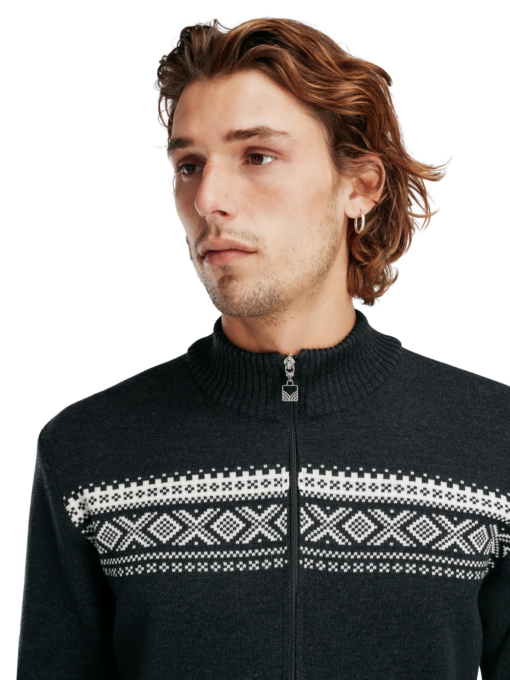 Dale of Norway See All^Dalestolen Men's Jacket Darkcharcoal Offwhite