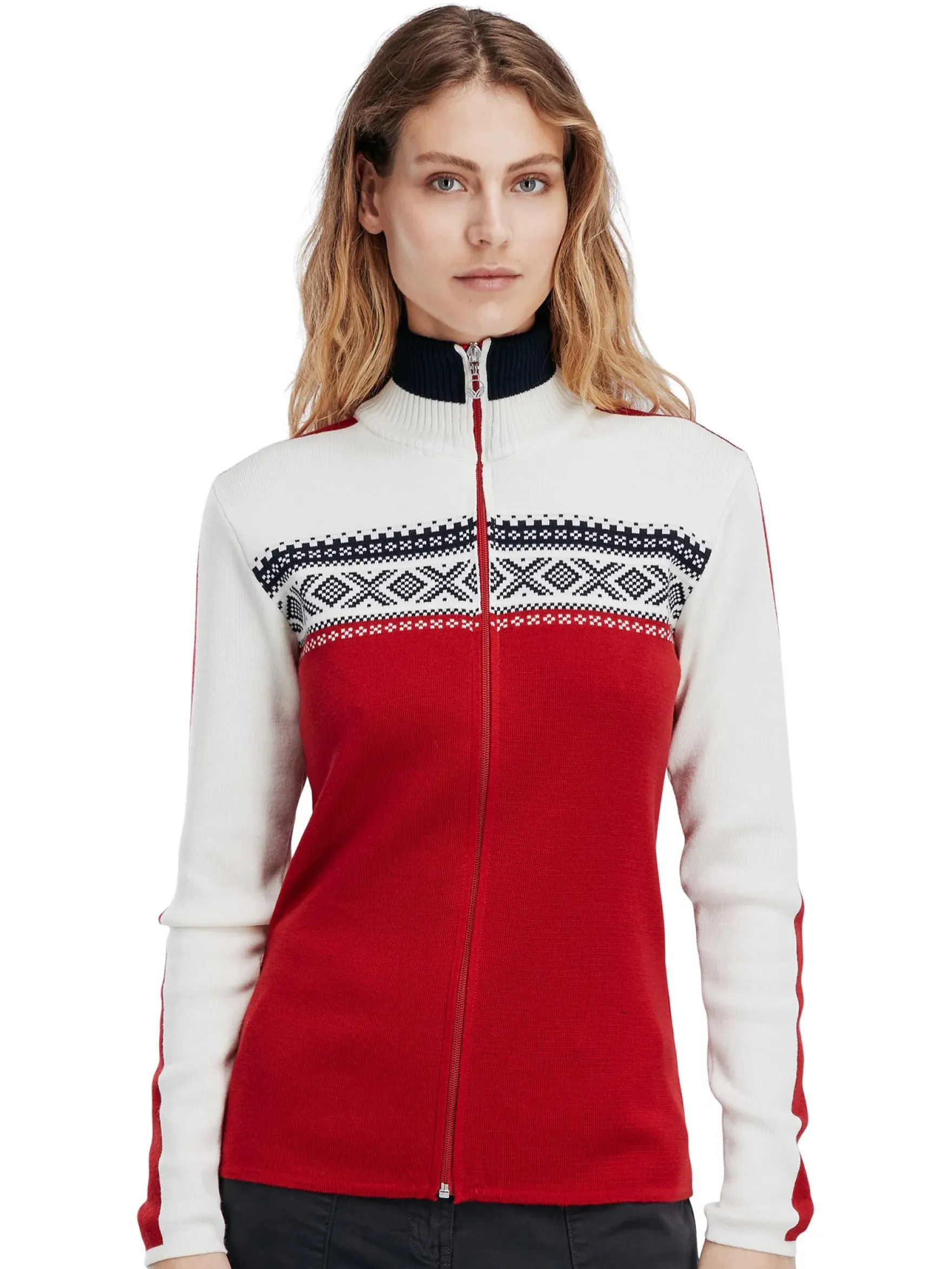 Dale of Norway Short Jackets & Cardigans^Dystingen Women's Jacket Raspberry Offwhite Navy