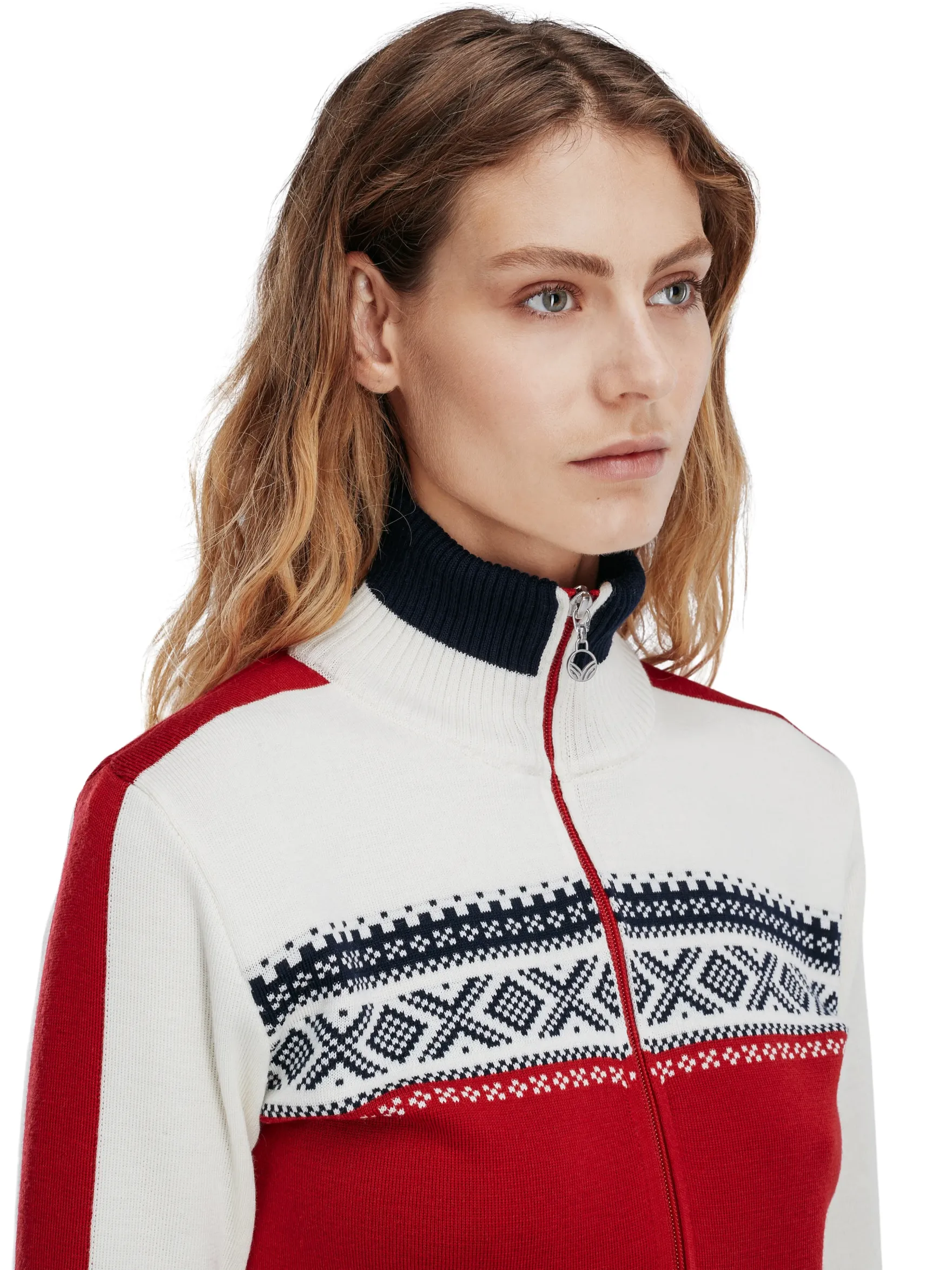 Dale of Norway Short Jackets & Cardigans^Dystingen Women's Jacket Raspberry Offwhite Navy