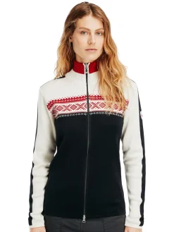 Dale of Norway Short Jackets & Cardigans^Dystingen Women's Jacket Black Offwhite Raspberry