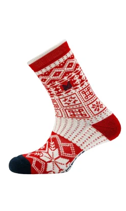 Dale of Norway Socks^History Wool Socks Raspberry Offwhite Navy