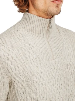 Dale of Norway Half-Zip^Hoven Men's Knit Sweater Sand