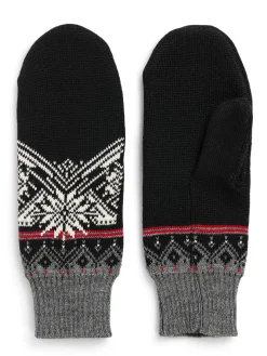 Dale of Norway Mittens^Moritz Unisex Merino Wool Mittens Black Smoke Offwhite