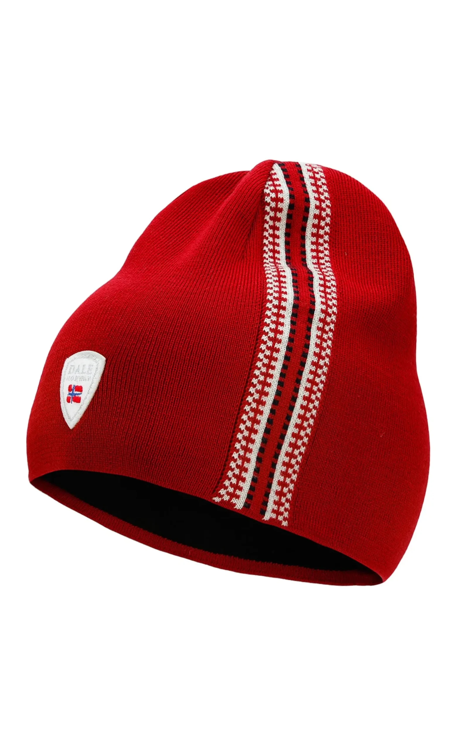 Dale of Norway Hats^Mount Olympus Unisex Merino Wool Hat Raspberry Offwhite Navy