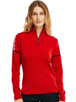 Dale of Norway Half-Zip^Mt. Blatind Women's Sweater - Merino Red