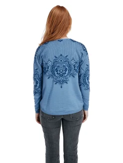 Dale of Norway Short Jackets & Cardigans^Rosendal Women's Jacket Blueshadow Indigo Offwhite