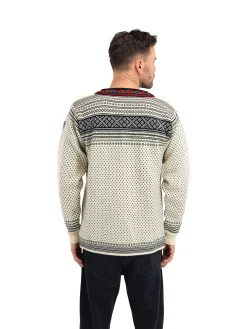 Dale of Norway Short Jackets & Cardigans^Setesdal Lusekofte Jacket - Norwegian Wool Offwhite Black