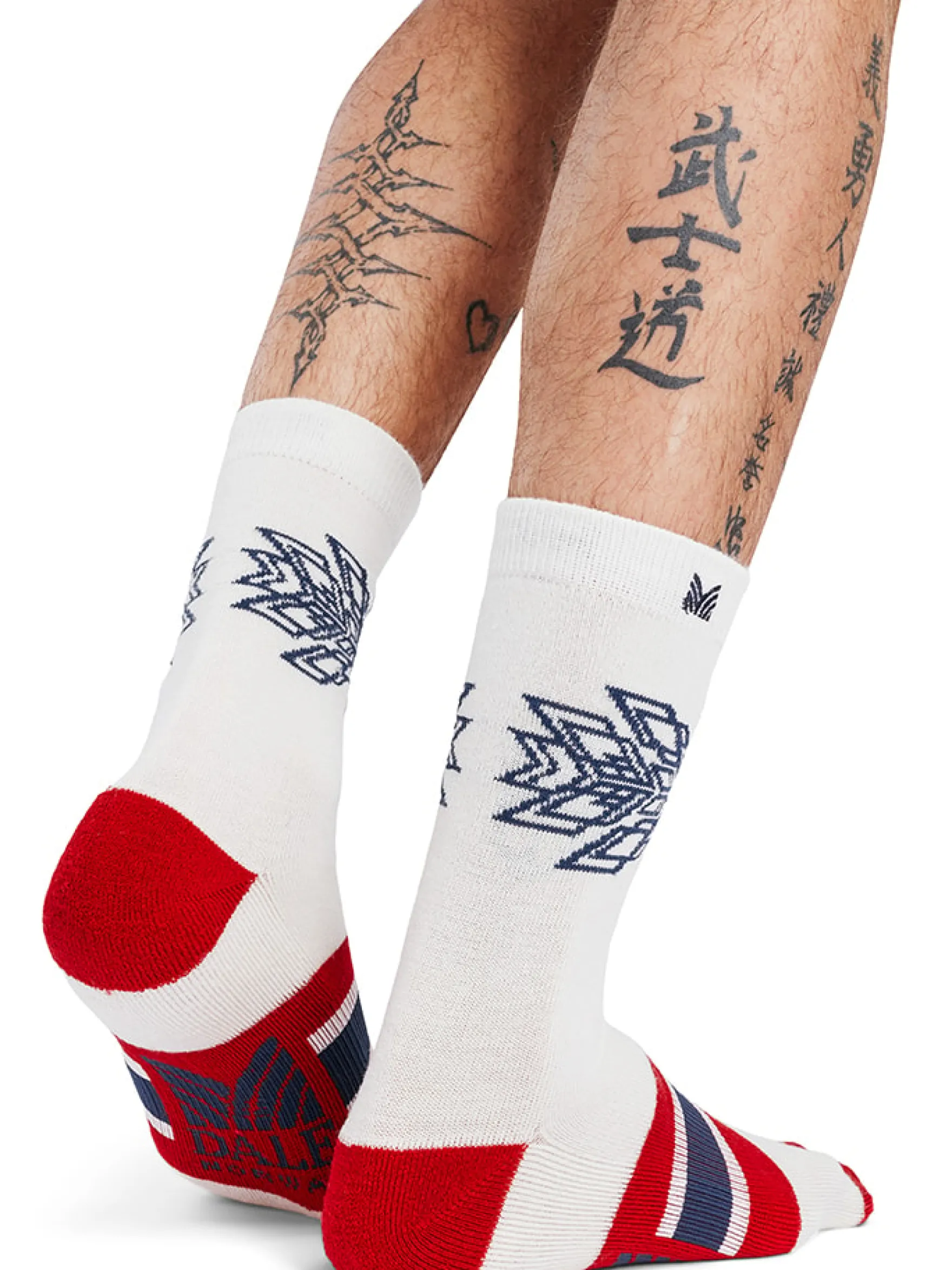 Dale of Norway Socks^Spirit Wool Socks Offwhite Navy Raspberry