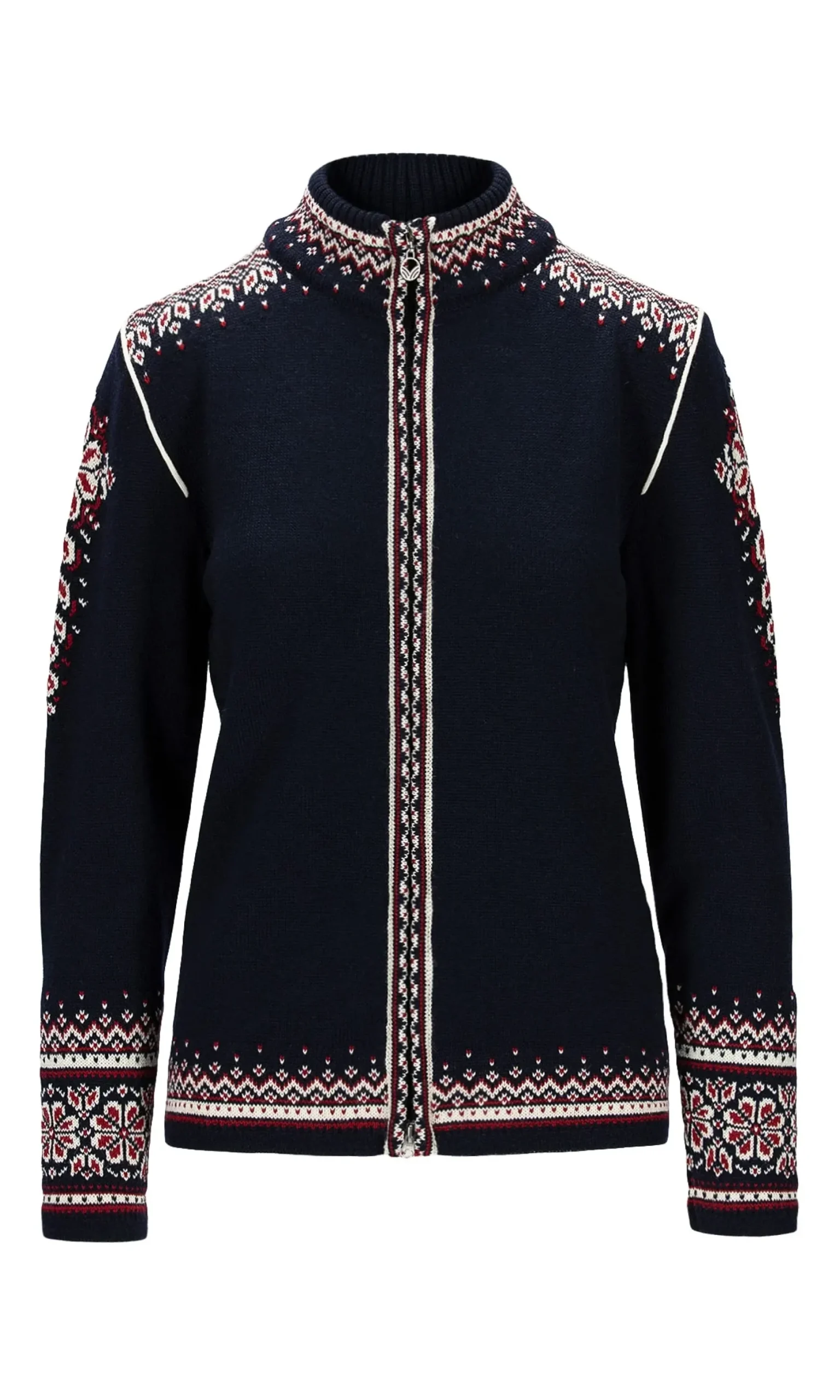 Dale of Norway Short Jackets & Cardigans^140Th Anniversary Women's Wool Jacket Navy Red Rose Off White