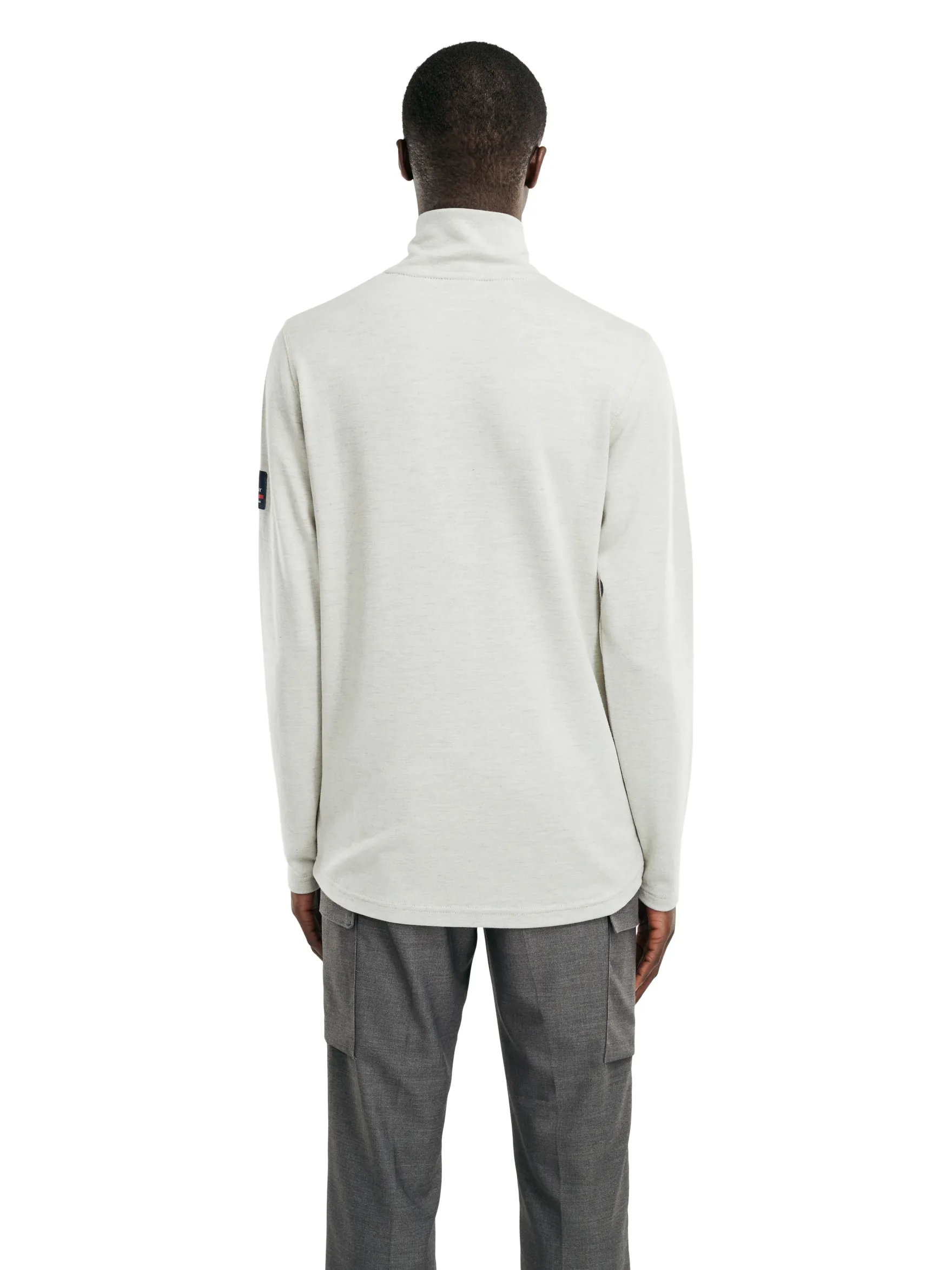 Dale of Norway Next-To-Skin^Tindefjell Basic Men's Merino Wool Basic Sweater Offwhite Navy Raspberry