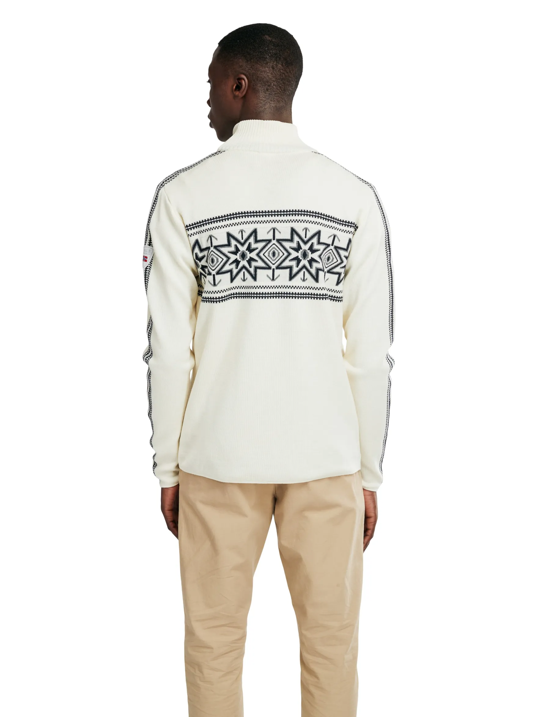 Dale of Norway Turtle-Neck^Tindefjell Men's Sweater - Merino Off White