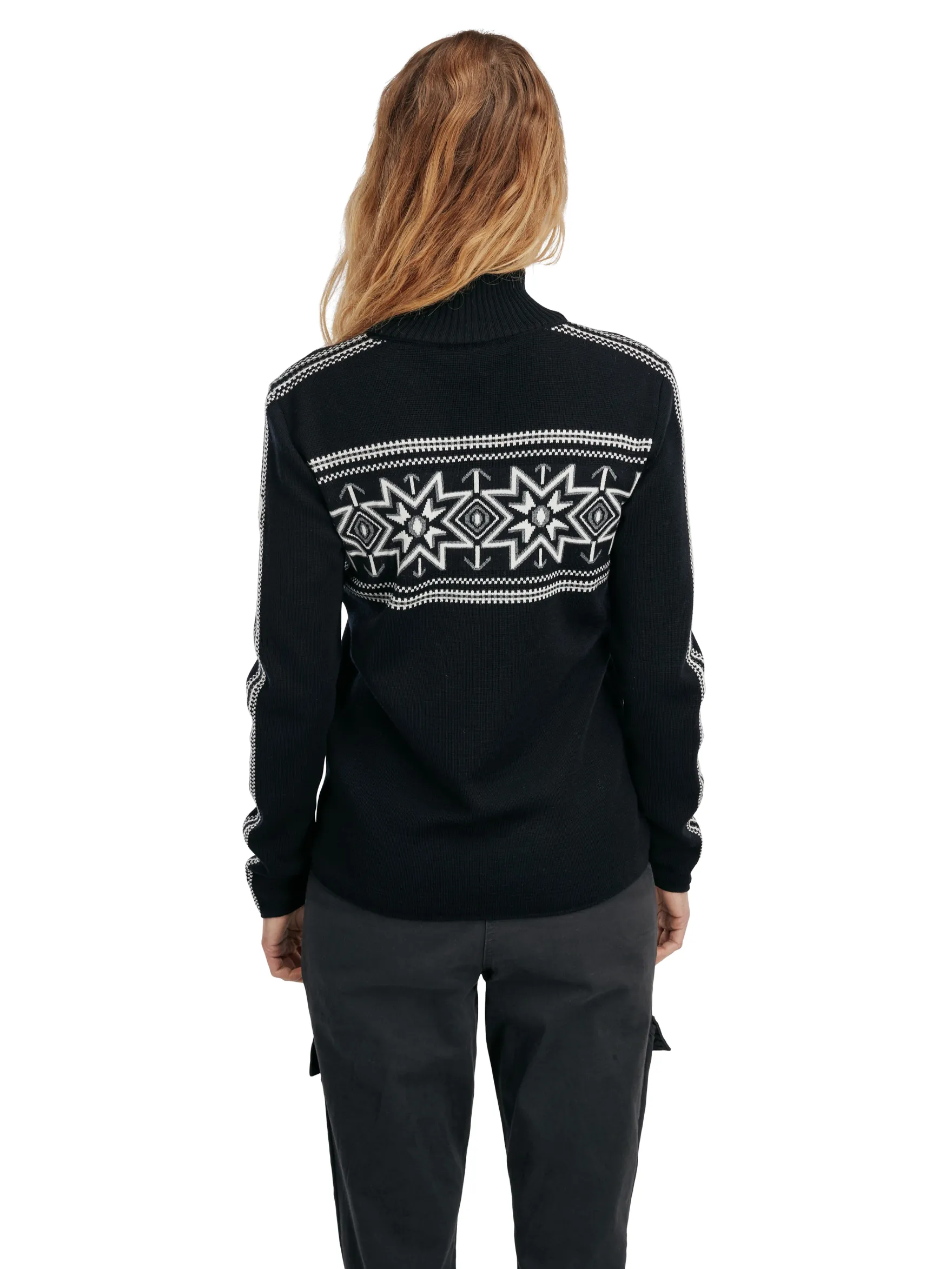 Dale of Norway Turtle-Neck^Tindefjell Women's Sweater - Merino Black