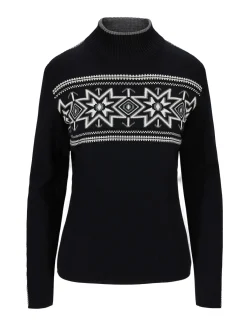 Dale of Norway Turtle-Neck^Tindefjell Women's Sweater - Merino Black