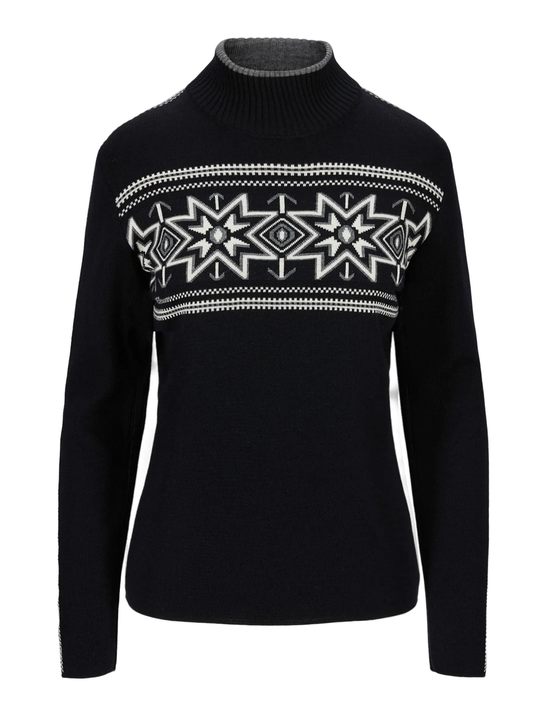 Dale of Norway Turtle-Neck^Tindefjell Women's Sweater - Merino Black