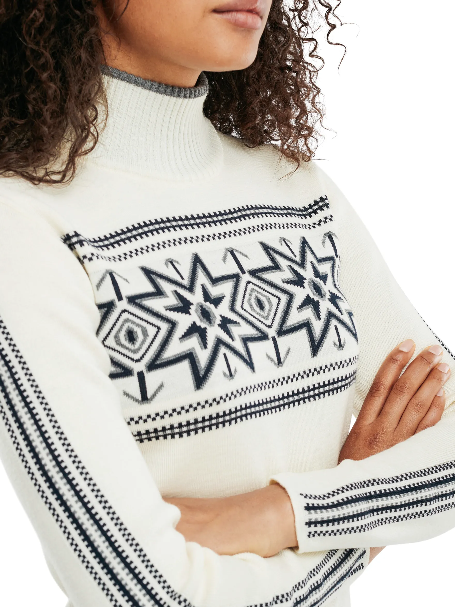 Dale of Norway Turtle-Neck^Tindefjell Women's Sweater - Merino Off White