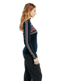 Dale of Norway Turtle-Neck^Tindefjell Women's Sweater - Merino Navy