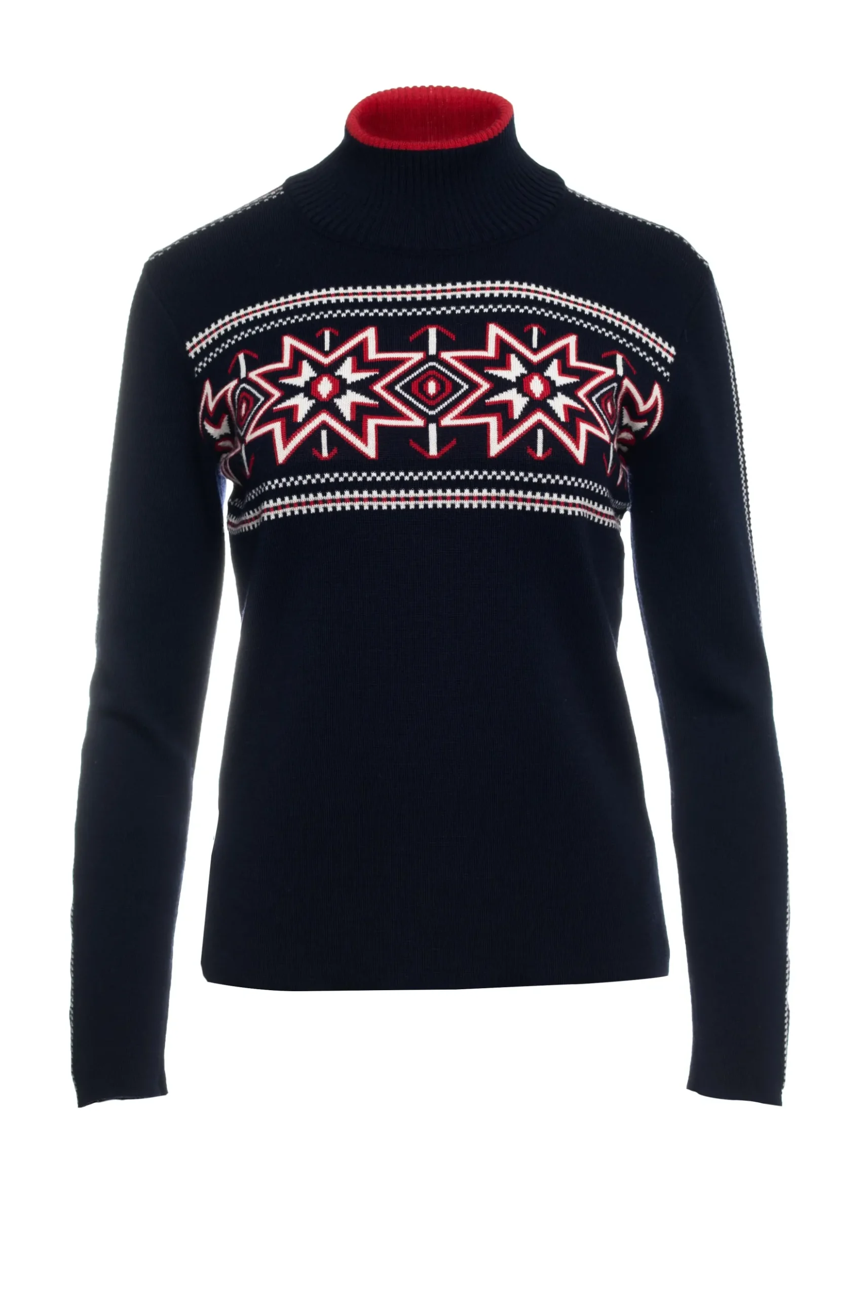 Dale of Norway Turtle-Neck^Tindefjell Women's Sweater - Merino Navy