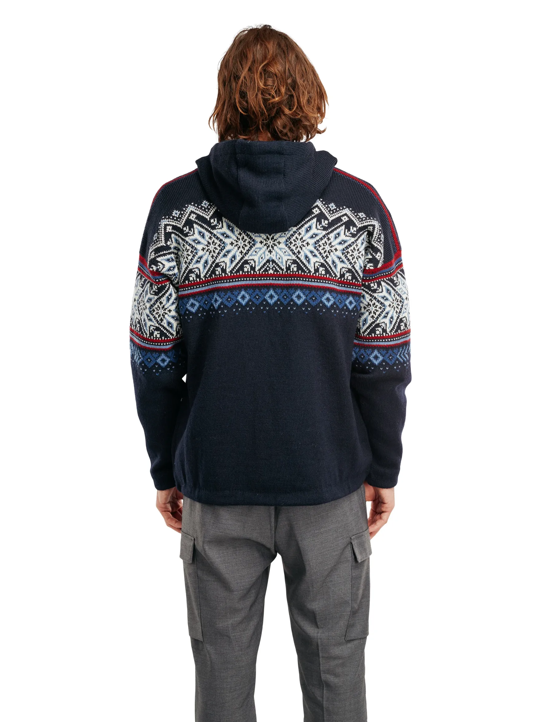 Dale of Norway Weatherproof^Vail Weatherproof Men's Norwegian Wool Hoodie Navy Indigo Blueshadow