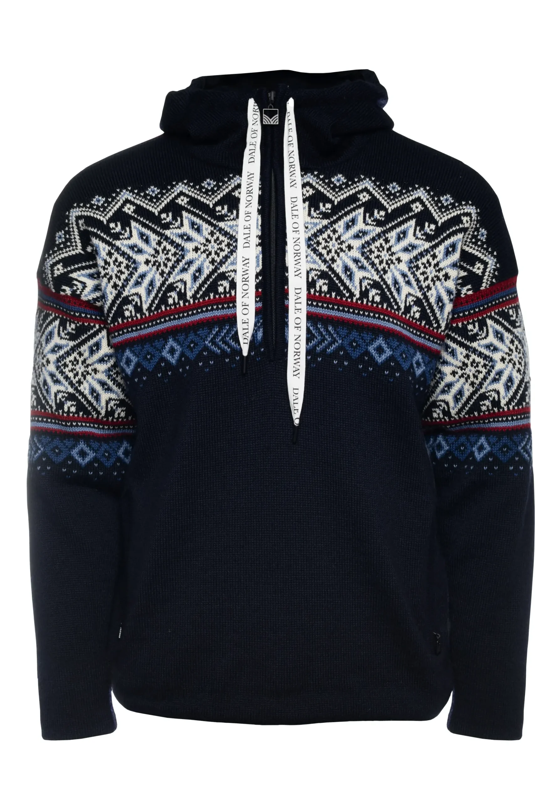 Dale of Norway Weatherproof^Vail Weatherproof Men's Norwegian Wool Hoodie Navy Indigo Blueshadow