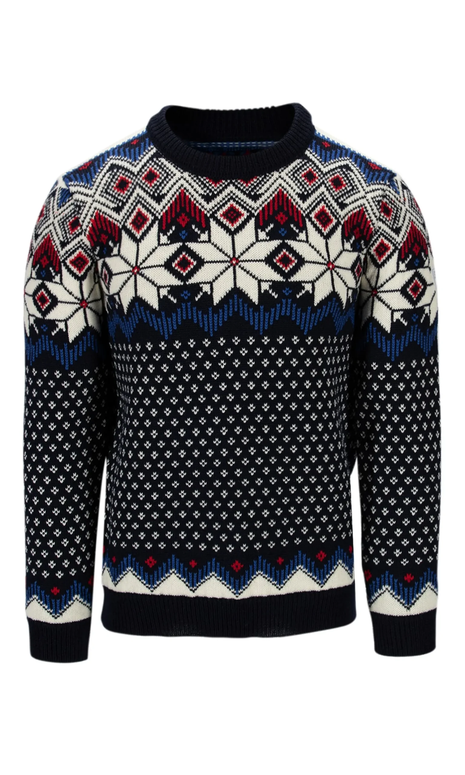 Dale of Norway Round Neck^Vegard Men's Knit Sweater Navy Offwhite Ultramarin Rasb