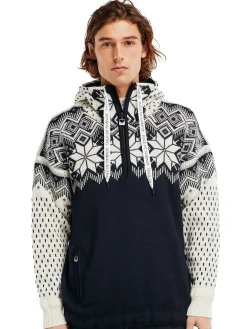 Dale of Norway Weatherproof^Vegard Weatherproof Men's Hoodie - Norwegian Wool Navy Offwhite Smoke