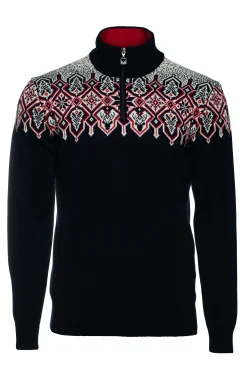 Dale of Norway Half-Zip^Winterland Men's Merino Wool Sweater Navy